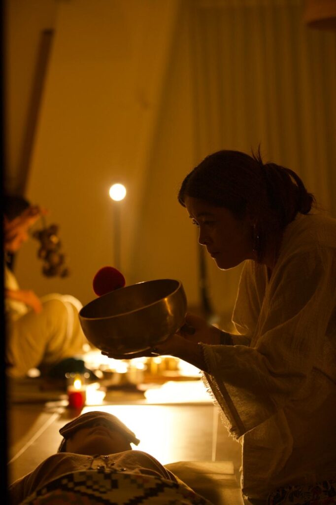 Himalayan singing bowls used in sound healing Pokhara